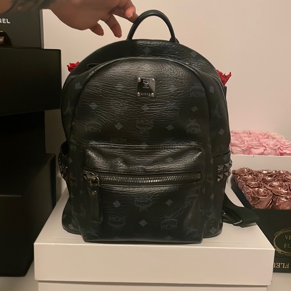 MCM visetos small side stud stark backpack